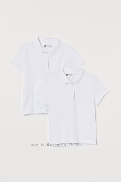 H&M Рубашка поло для девочки 12-14 лет в наличии