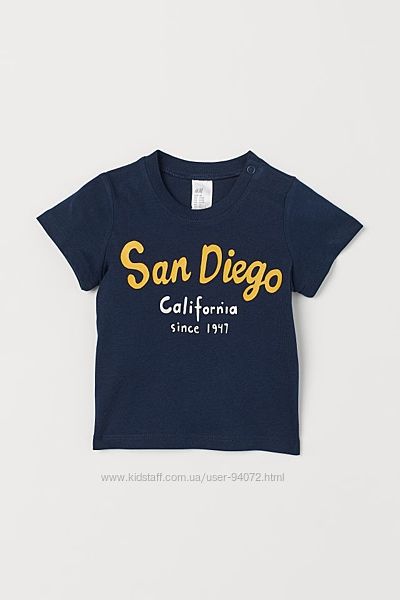 H&M Футболочка для 6-9 месяцев в наличии