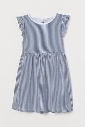 H&M Классное платье в полоску для 6-8 лет