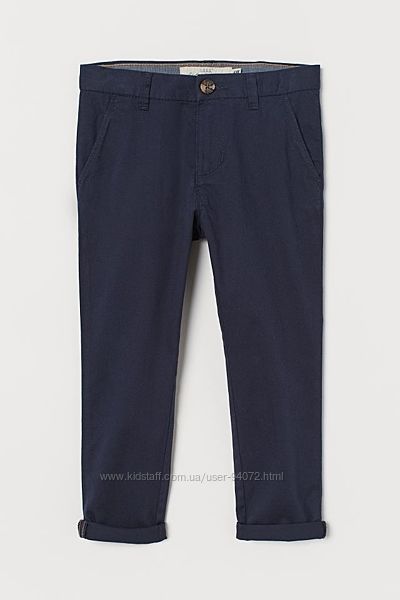 H&M Стильные брюки чиносы для 5-6 лет