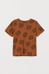 H&M Футболочка с тиграми для 2-4 лет 