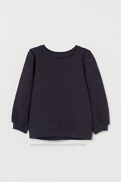 H&M Свитшот с тиснением для 4-8 лет