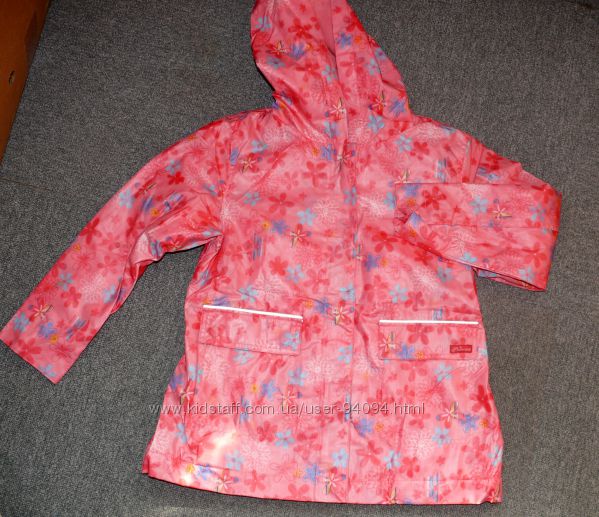 Куртка, плащ - дождевик на флисе от ТСМ Германия р. 134-140