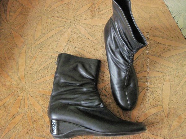 Итальянские, кожаные полусапоги. 38, 5р. Aquatalia