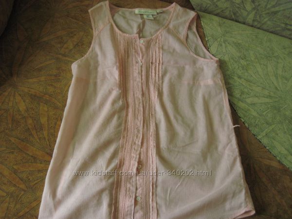Тонкая нежно-розовая блузка 34р. L. O. G. G. H&M 