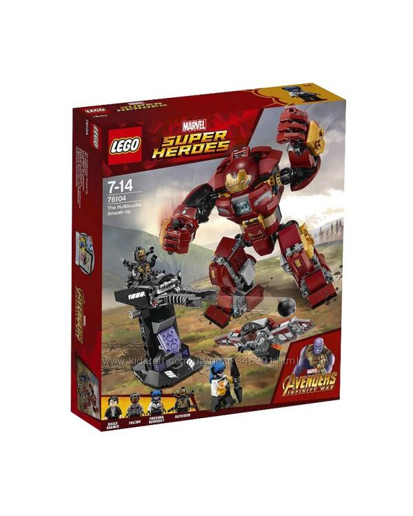 Lego Super Heroes Война бесконечности Бой Халкбастера 76104