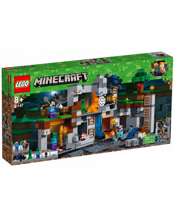 Lego Minecraft Приключения в шахтах 21147