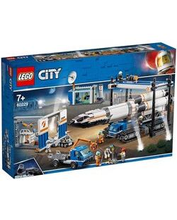 Lego City Площадка для сборки и транспорт для перевозки ракеты 60229