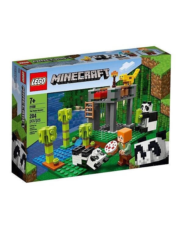 Lego Minecraft Питомник панд 21158
