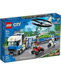 Lego City Полицейский вертолётный транспорт 60244