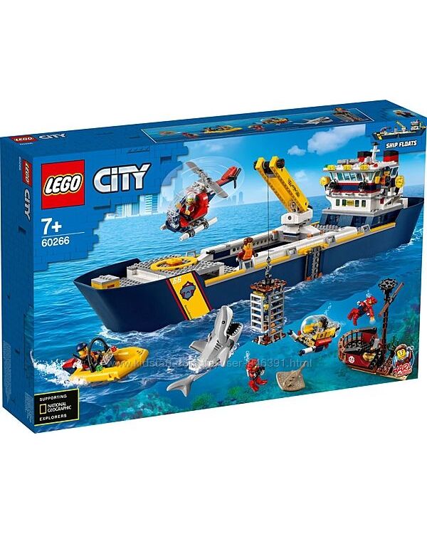 Lego City Океан исследовательское судно 60266