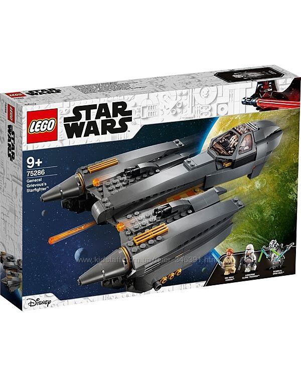 Lego Star Wars Звёздный истребитель генерала Гривуса 75286