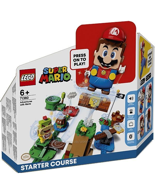 Lego Super Mario Приключения вместе с Марио. Стартовый набор 71360