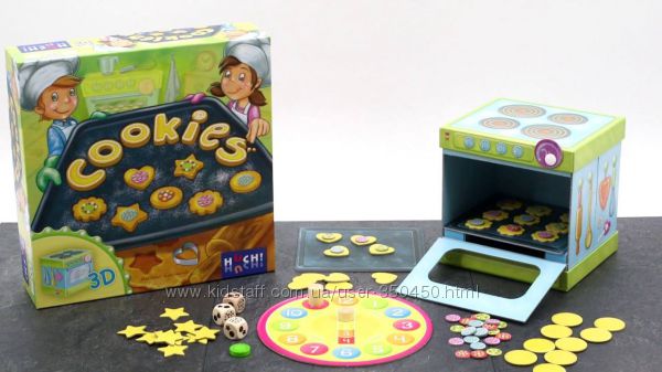 Настільна гра Cookies від HUCH - неймовірний подарунок для юних кондитерів
