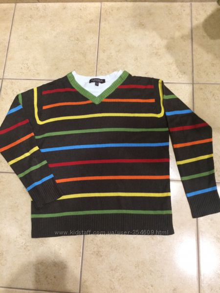 Красивый свитер джемпер реглан George на мальчика 7-9 лет