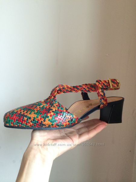 кожаные босоножки французских мастеров 40р.