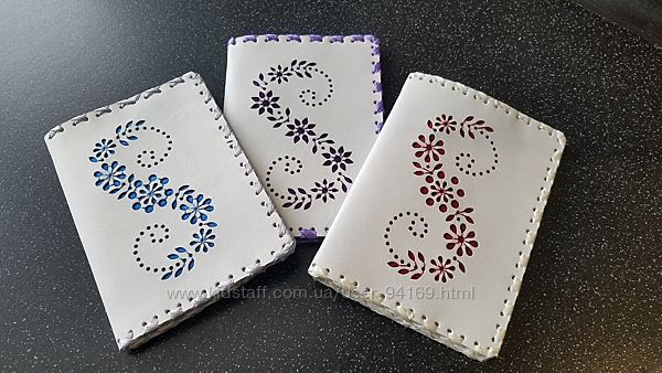 Шкіряні обкладинки на паспорт handmade