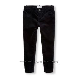 Черные велюровые брюки  Childrens place - 6, 6-7, 8 лет 
