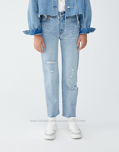 Джинсы Mom с высокой посадкой Pull&Bear - 38, 40, 42