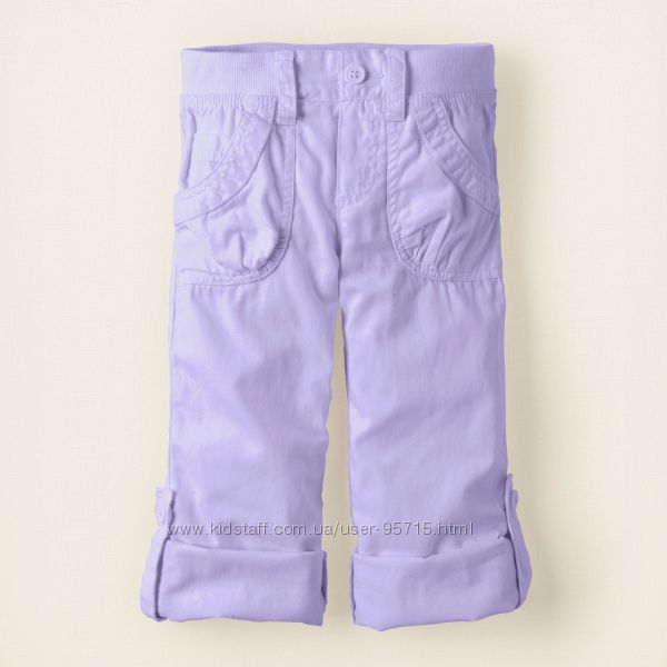 Распродажа - Катоновые брюки-капри от Childrens place для девочек на 4-7лет