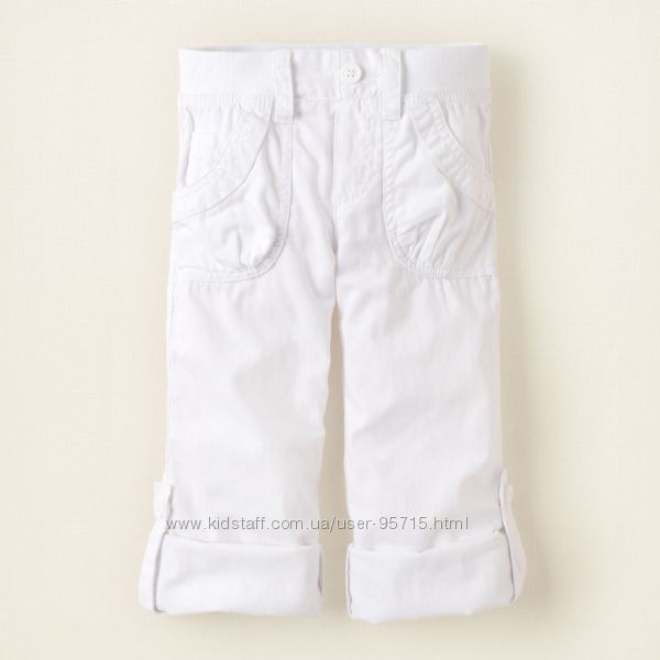 Распродажа - Катоновые брюки-капри от Childrens place на 10-14лет