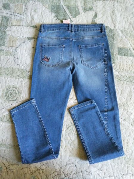 tape-a-loeil, Франція, Нові дівчачі джинси, 5 кишень, вишивка, 14 років