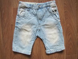 Крутые джинсовые шорты на мальчика Next 110 см