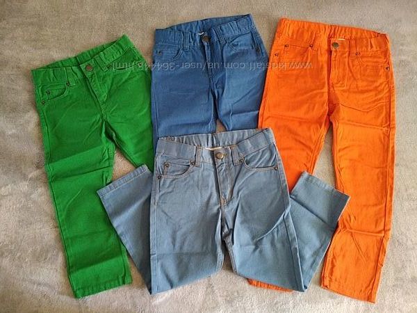 Новые цветные штаны H&M размер 98, 104, 110