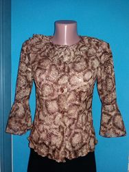 Блуза женская коричневая р. 42
