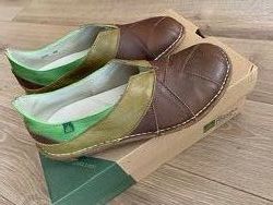 Кожаные туфли мокасины El Naturalista Испания 24см новые