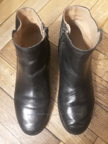 Кожаные ботинки Zara р. 38