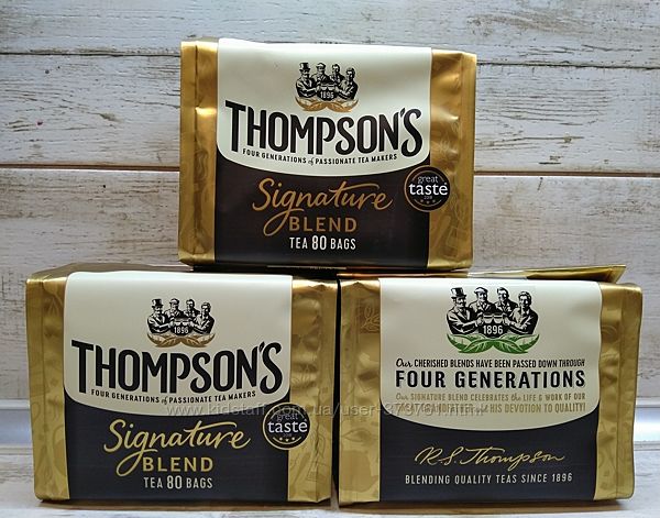 Англійський чай в пакетиках Thompsons