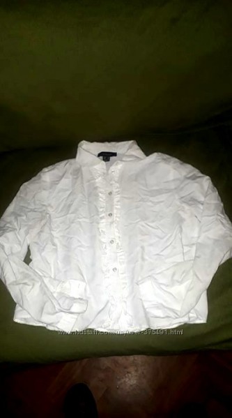  Блузка белая подростковая Atmosphere, размер 42-44УКРХлопок . Замеры по 