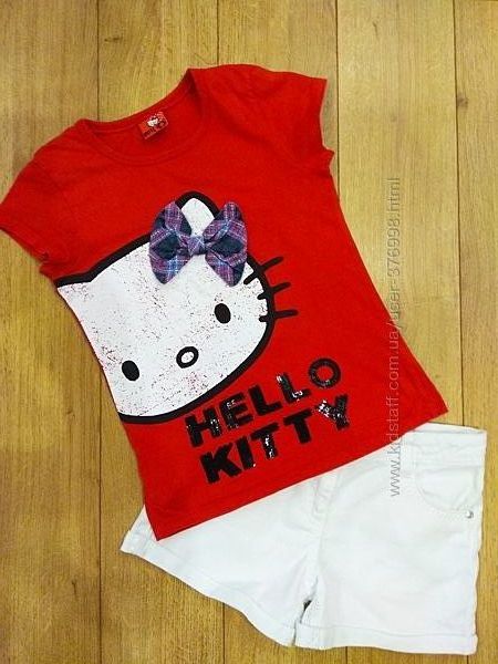 Шортики George и футболочка Hello Kitty на 8-9лет