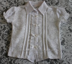 Кружевная блузка 128-134 см