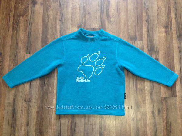 Флисовая кофта Jack Wolfskin, р. 128, Вьетнам