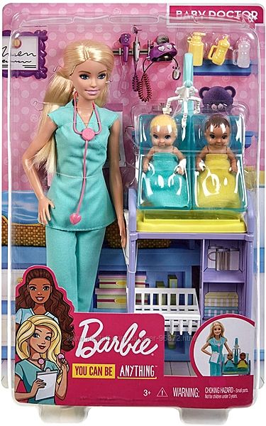  Кукла Барби я могу быть доктором педиатр  Barbie Барби неонатолог