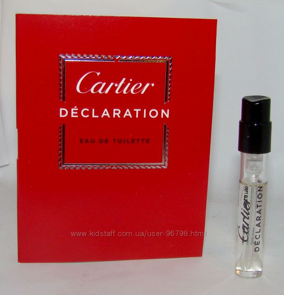 Пробник Declaration Cartier 1, 5 мл. Оригінал.