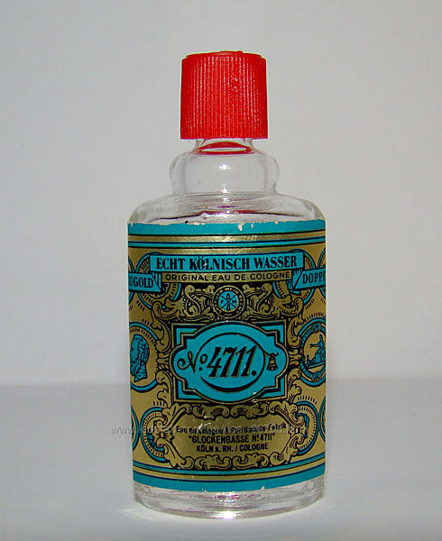 Мініатюра 4711 одеколон кельнська вода Echt Kolnisch Wasser 7мл. Вінтаж.