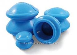 Банки резиновые вакуумные массажные набор 4 шт.