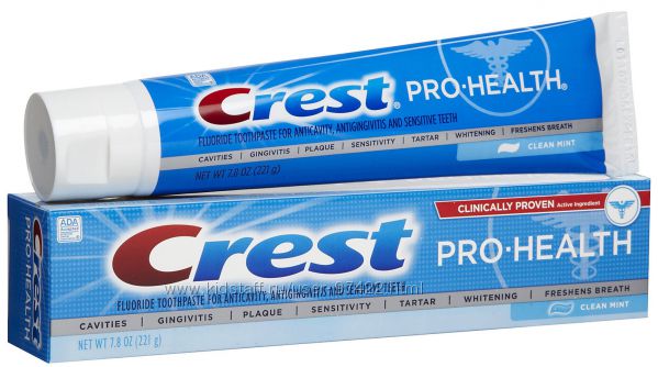 Crest Pro-Health Clean Mint Toothpaste - отбеливание чувствительных зубов