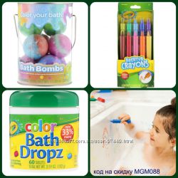 Crayola, Bath Dropz и Bathtub Crayons, Розваги у ванній