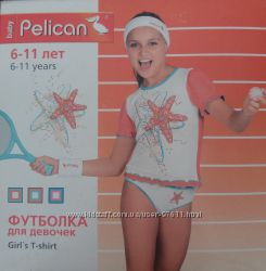 Футболка для девочки Pelican GT112 на 10-11 лет