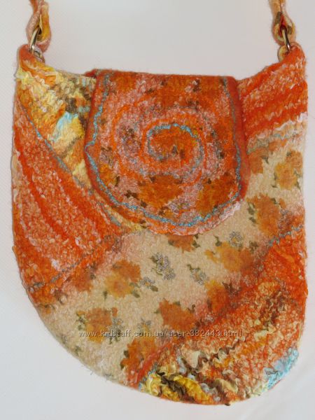 Валяная сумка Солнечная