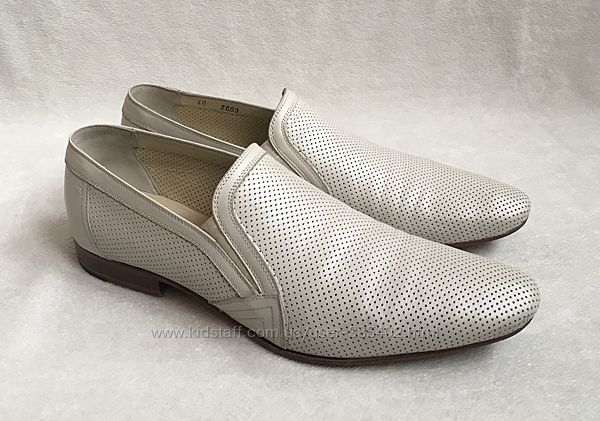 Мужские кожаные туфли Giampiero Nicola Италия, размер 41