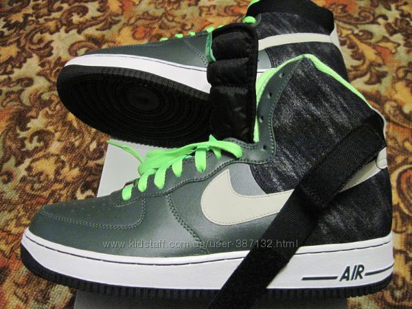 Кроссовки  Nike  Air  Force 1  10. 5US  green оригинал 