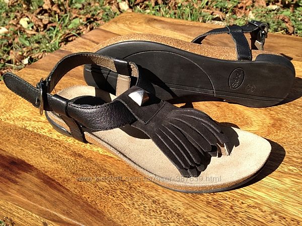 Великолепные кожаные женские сандалии босоножки Scholl 36 новые кожазамша