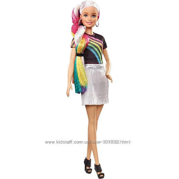 Кукла Барби Радужное сияние волос Barbie Rainbow Sparkle Hair Doll