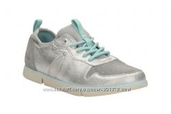 кожаные кроссовки Clarks UK 1 EU 33 стелька 21 см