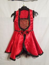 Карнавальный костюм - красное платье - Цветочек, Мак